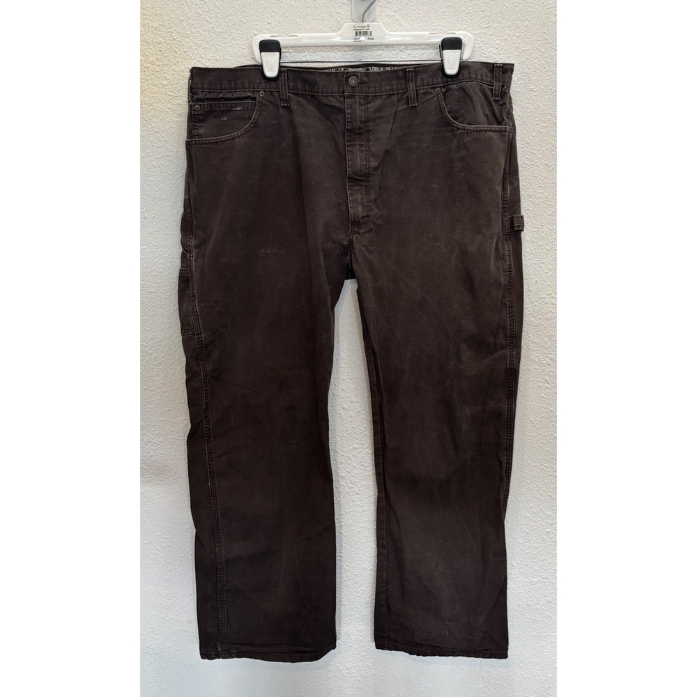 Dickies Relaxed Straight Carpenter Jeans Mens 44x32 Brown WP352RDB